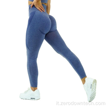 Leggings fitness senza cuciture con scrunch Butt da donna